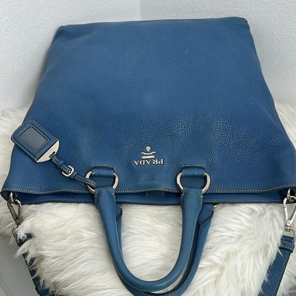 💯Authentic Prada Two-Way  Leather Tote Bag🍀 - Picture 8 of 15